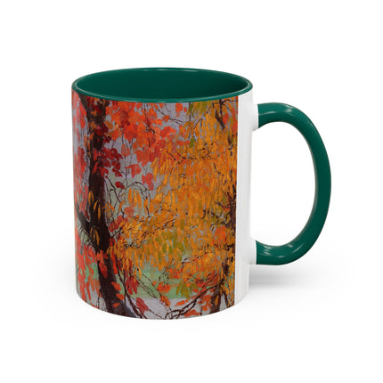 Autumn leaves by Edward Okuń Colorful Mugs (11oz, 15oz)