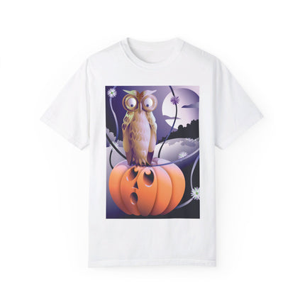 The Startled Pumpkin Unisex Garment-Dyed T-shirt