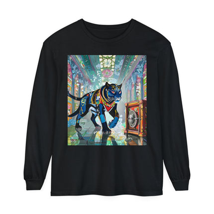 Cyber Panther's Hunt Long Sleeve T-Shirt