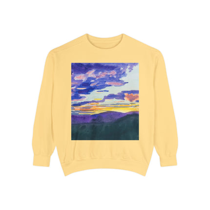 Naturstudie XII by Karl Wiener Garment-Dyed Sweatshirt