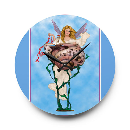 Enchanting Serenity Acrylic Wall Clock