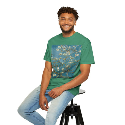 Almond Blossom by Vincent van Gogh Unisex Garment-Dyed T-shirt