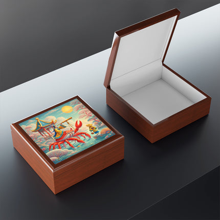 The Celestial Crab Navigator Jewelry Box