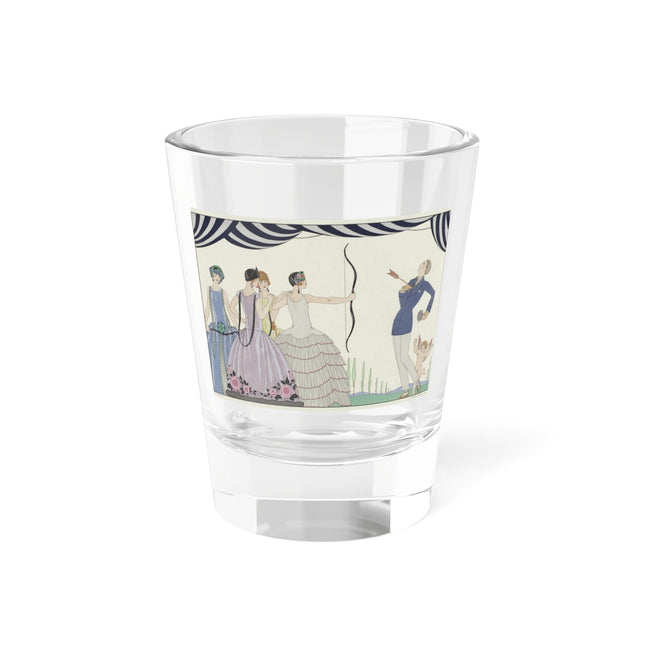 Visez au coeur, belles dames! by George Barbier Shot Glass, 1.5oz