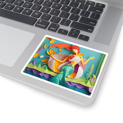 Charming Mermaid Kiss-Cut Stickers (4 Sizes)