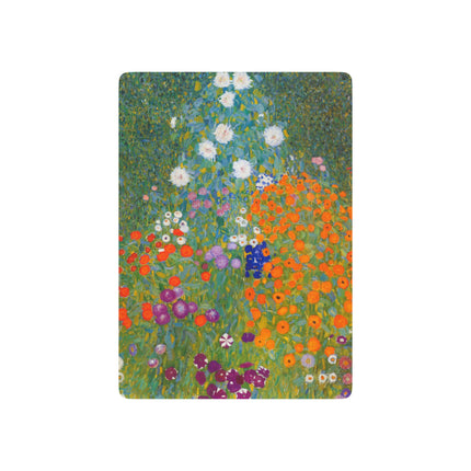 Cottage Garden by Gustav Klimt Playing Cards