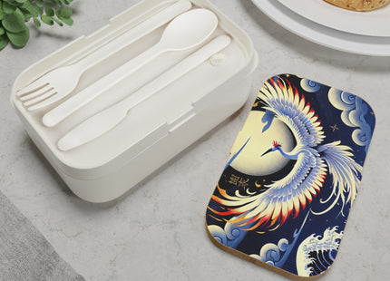 Majestic White Crane Bento Lunch Box