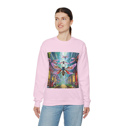 Neon Swarm Unisex Heavy Blend™ Crewneck Sweatshirt