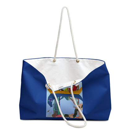 Le long du Missouri (Indian couple on the Missouri River) by George Barbier Weekender Bag