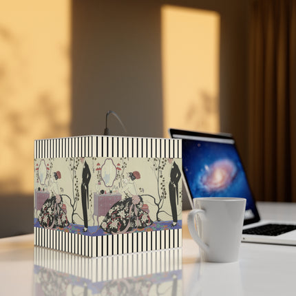 Le Grand Décolletage by George Barbier Light Cube Lamp