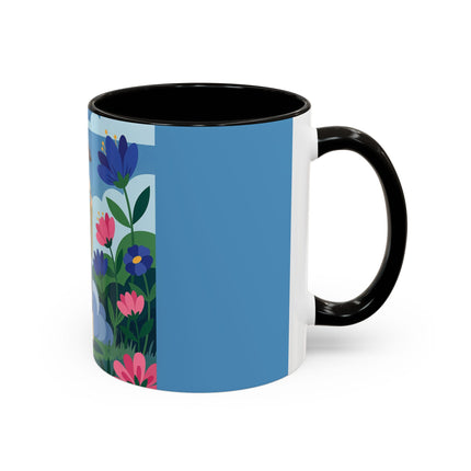 Garden Of New Beginnings Colorful Mugs – Art Deco Floral Elegance