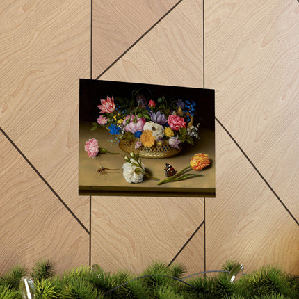 Flower Still Life by Ambrosius Bosschaert Matte Horizontal Posters