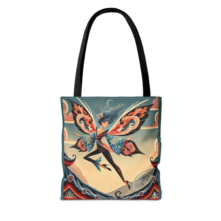 The Dragon Fairy of the Temple Tote Bag – Mythic Grace & Ancient Power