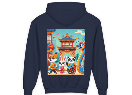 Lantern Street Dragon Parade Youth Heavy Blend Hooded Sweatshirt