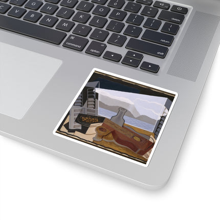 Open Window by Juan Gris Kiss-Cut Stickers (4 Sizes)
