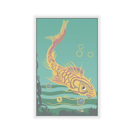 Golden Serenity Kiss-Cut Stickers (4 Sizes)