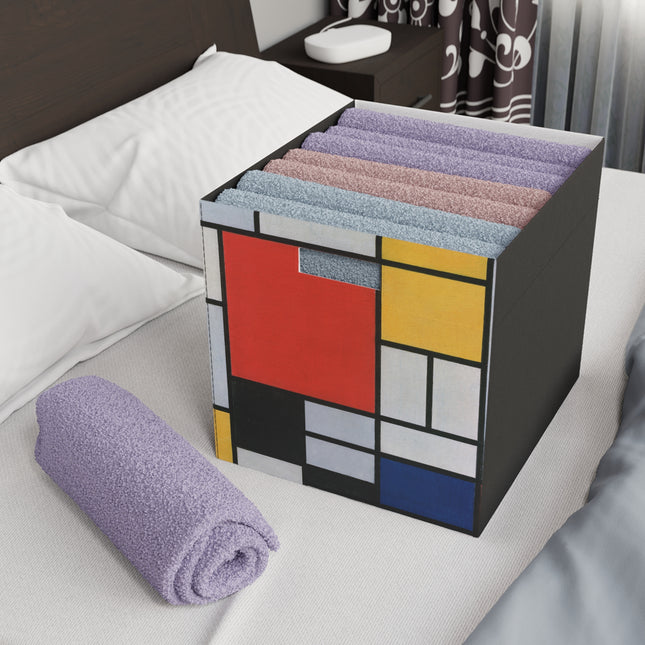 Composition with Red, Yellow, Blue, and Black by Piet Mondrian Felt Storage Box