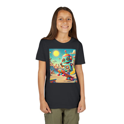 Skate Park Robot Youth Short Sleeve Tee