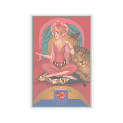 July & Ruby (from the Gem Series) by Sofia Chiostri Kiss-Cut Stickers (4 Sizes)