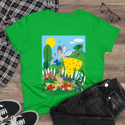Garden Magic Women's Midweight Cotton Tee