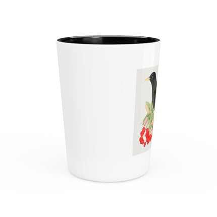 Blackbird with Roses by Anonymous Ceramic Shot Glass