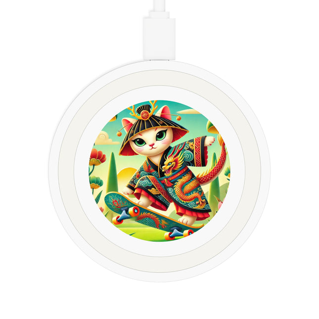 Dragon Dance on Wheels Quake Wireless Charging Pad
