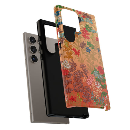 Ornamental Japanese Flower Pattern Phone Cases