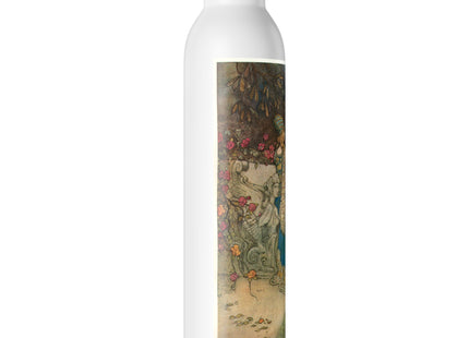 Preziosa in the Garden by Warwick Goble Slim Water Bottle