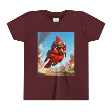 Cardinal Dive Bomber Youth Short Sleeve Tee