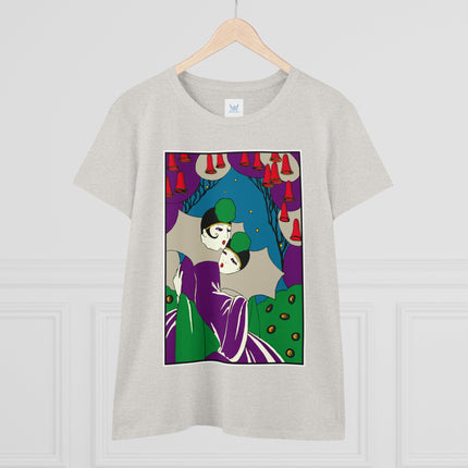 Two Pierrots Women's Midweight Cotton Tee