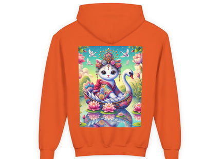 Geisha Kitten’s River Voyage Youth Heavy Blend Hooded Sweatshirt