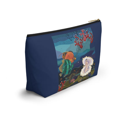 Ocean Pearl Siren Cosmetic Bag – Mystical Mermaid & Marine Enchantment