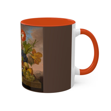 Floral Still Life by Franz Xaver Petter Colorful Mugs, 11oz