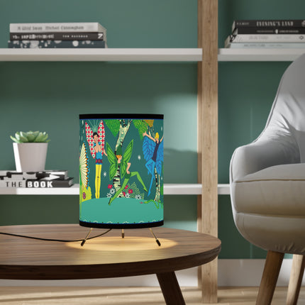 Enchanting Fairies of A Midsummer Night's Dream Tripod Lamp