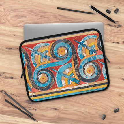 Reproduction of S-Spiral Frieze by Emile Gilliéron Laptop Sleeve