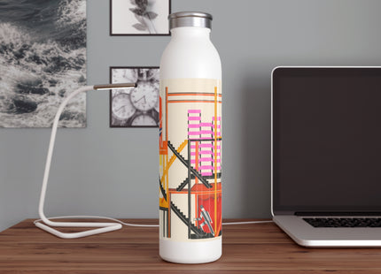 Maquettes de Théatre 4 by Alexandra Exter Slim Water Bottle
