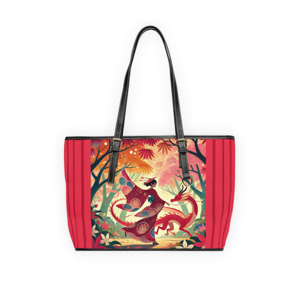 The Dragon Fairy’s Dance PU Leather Shoulder Bag