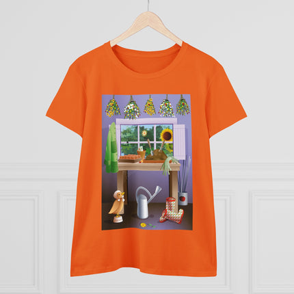 A Gardener's Haven Women's Midweight Cotton Tee