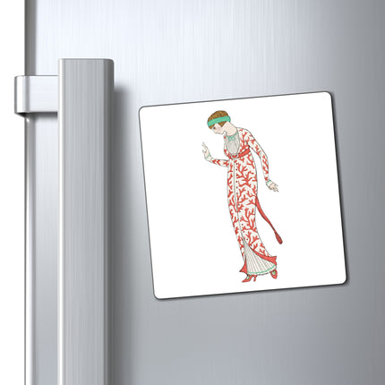 Parisian Costume by George Barbier Magnets (3 Sizes)