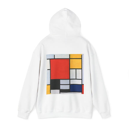 Composition with Red, Yellow, Blue, and Black by Piet Mondrian Heavy Blend™ Hooded Sweatshirt