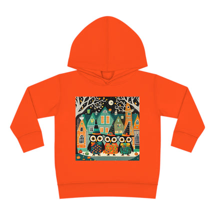 Night of the Trick-or-Treating Owlets Toddler Pullover Fleece Hoodie