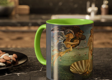 Birth of Venus by Sandro Botticelli Colorful Mugs (11oz, 15oz)