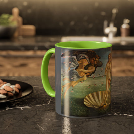 Birth of Venus by Sandro Botticelli Colorful Mugs (11oz, 15oz)