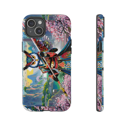 Cyberpunk Samurai Owl Phone Cases