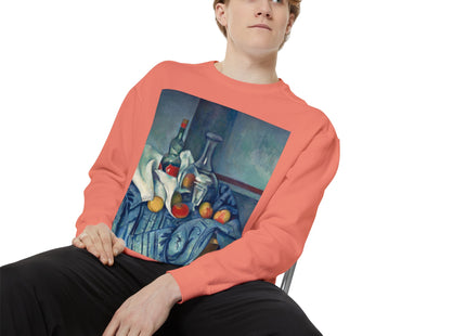 The Peppermint Bottle by Paul Cézanne Unisex Garment-Dyed Sweatshirt