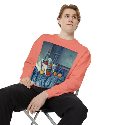 The Peppermint Bottle by Paul Cézanne Unisex Garment-Dyed Sweatshirt