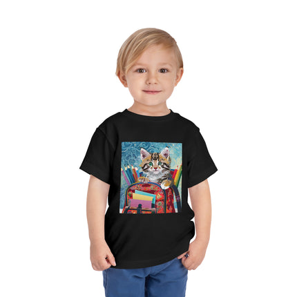 Whiskered Wanderings Toddler Short Sleeve Tee
