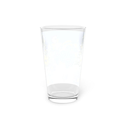 💙🌼 The Bluebell Christmas Promenade Pint Glass – Art Deco Holiday Fantasy