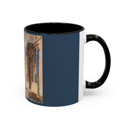 Gondola Moorings on the Grand Canal by John Singer Sargent Colorful Mugs (11oz, 15oz)