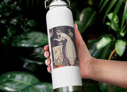 L'Etourdissant Petit Poisson (The Dazzling Little Fish) by George Barbier Copper Vacuum Insulated Bottle, 22oz